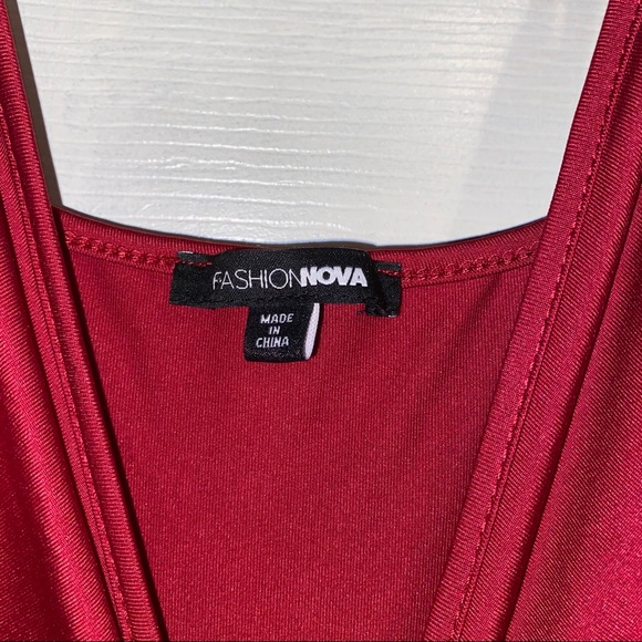 Fashion Nova Shanghai Ruched Dress🌹 - Picture 3 of 5